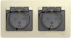 GSL000247 ∙ Systeme Electric Glossa Беж Розетка 2-ая с/з, со шторками, в сборе, IP44