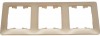 GSL000407 ∙ Systeme Electric Glossa Титан Рамка 3-ая, вертикальная