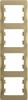 GSL000408 ∙ Systeme Electric Glossa Титан Рамка 4-ая, вертикальная