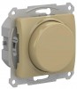 GSL000423 ∙ Systeme Electric Glossa Титан Светорегулятор (диммер) повор-нажим, LED, RC, 400Вт, мех.