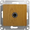 GSL000593 ∙ Systeme Electric Glossa Дерево Дуб Розетка TV коннектор