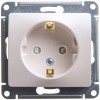 Schneider Electric GSL000645 ∙ Systeme Electric Glossa Перламутр Розетка с/з со шторками, 16А