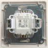 Schneider Electric GSL000652 ∙ Systeme Electric Glossa Перламутр Выключатель 2-клавишный, сх.5, 10АХ (в сборе)