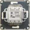 Schneider Electric GSL000665 ∙ Systeme Electric Glossa Перламутр Переключатель 2-клавишный, сх.6, 10АХ