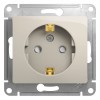 Schneider Electric GSL000945 ∙ Systeme Electric Glossa Молочная Розетка с/з со шторками