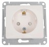 GSL000945 ∙ Systeme Electric Glossa Молочная Розетка с/з со шторками