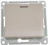 GSL001263 ∙ Systeme Electric Glossa Платина Переключатель 1-клавишный с подсветкой, сх.6а,10AX