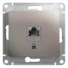 Schneider Electric GSL001281K ∙ Systeme Electric Glossa Платина Розетка компьютерная RJ45 кат.5E