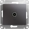 GSL001393 ∙ Systeme Electric Glossa Графит Розетка TV коннектор