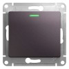 Schneider Electric GSL001413 ∙ Systeme Electric Glossa Сиреневый туман Выключатель 1-клавишный с подсветкой, сх.1а, 10AX