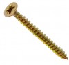 Kranz KR-01-3311-006 ∙ Саморез универсальный 3,5х40 мм, желтый цинк, короб (200 шт/уп) KRANZ