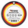 Kranz KR-09-2601 ∙ Изолента ПВХ KRANZ 0.13х15 мм, 20 м, белая (10 шт./уп.)