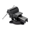 Kranz KR-12-5101 | Тиски слесарные 100мм, поворотные, с наковальней KRANZ