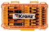 Kranz KR-92-0463 ∙ Набор торсионных бит с магнитным держателем и торцевыми головками, пластиковый кейс, 41 шт KRANZ