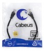 Cabeus PC-UTP-RJ45-Cat.5e-0.3m-BK-LSZH (9535c)