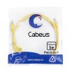 Cabeus PC-UTP-RJ45-Cat.5e-1.5m-YL-LSZH (9498c)