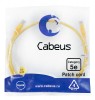 Cabeus PC-UTP-RJ45-Cat.5e-1m-YL-LSZH (9497c)
