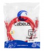 Cabeus PC-UTP-RJ45-Cat.5e-2m-RD