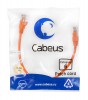 Cabeus PC-UTP-RJ45-Cat.6-0.3m-OR (8696c)