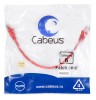 Cabeus PC-UTP-RJ45-Cat.6-0.3m-RD (8689c)