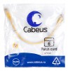 Cabeus PC-UTP-RJ45-Cat.6-0.3m-YL (8703c)