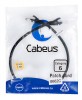 Cabeus PC-UTP-RJ45-Cat.6-0.5m-BK (8662c)