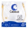 Cabeus PC-UTP-RJ45-Cat.6-0.5m-YL (8704c)