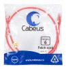 Cabeus PC-UTP-RJ45-Cat.6-1m-RD (8691c)