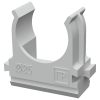 PR.02725 | Крепёж-клипса для труб Полистирол д25 (100шт/1000шт уп/кор) Промрукав | кратно 100 шт