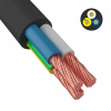 ККЗ Провод ПВС 3х0,75 мм², черный, ГОСТ (01-8043-4) 100м