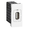 Legrand USB Mosaic 1мод. для зарядки бел. Leg 077591